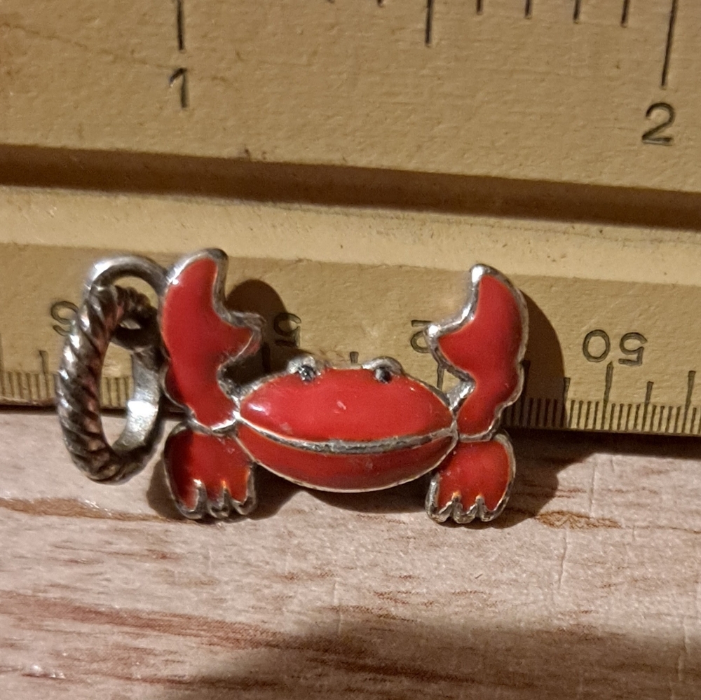 Cute crab charm